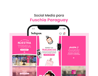 Social Media Fuschia Los Jardines | Paraguay