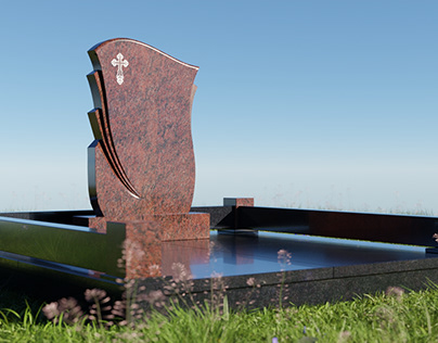 3D model of tombstone, 3Д модель памятника