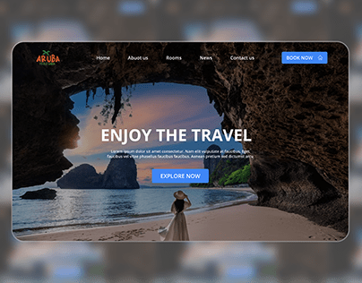 Hotel Booking Website - Landing Page