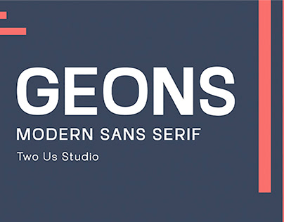 FREE DOWNLOAD!!! Geons - Modern Family Sans Serif