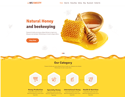 WS Sweety – Free Responsive Honey WordPress theme