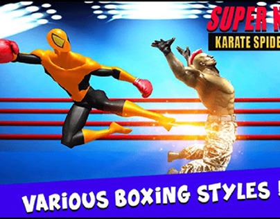 Super Ninja Karate Spider Power Ring Fighting 2020