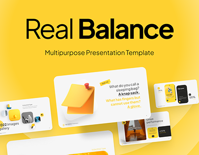 Real Balance Multipurpose Presentation Template