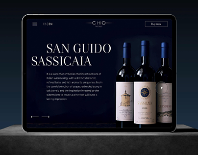 San Guido Sassicaia - Wine website