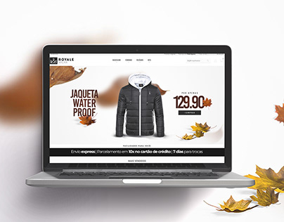 Home Completa para Ecommerce - Banners - RoyaleWear