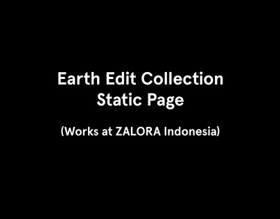 Earth Edit Collection Static Page