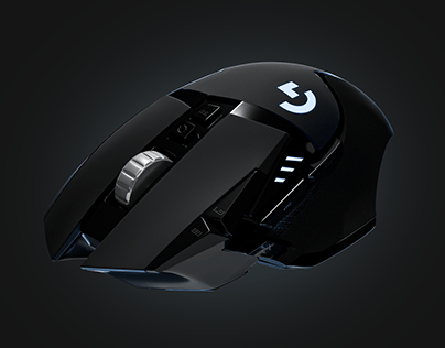 3D model and video Logitech G520 Hero mouse