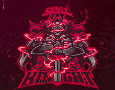 Skull Knight Gaming Logo