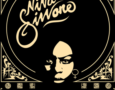 Nina Simone-Jazz legend Poster