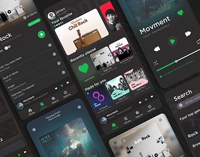 Spotify mobile application redesign