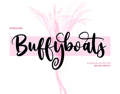 Buffyboats Handwriten Script Font