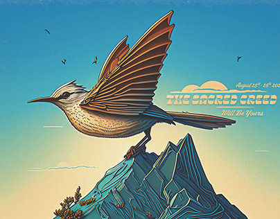 Poster Design ::: Fly Famous Mockingbird (SPAC 2023)