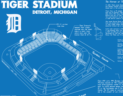 Tiger Stadium Blueprint