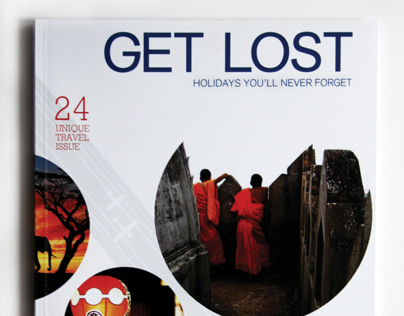 Get Lost Travel Magazine / Publication Design