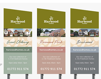 Harwood Homes signage
