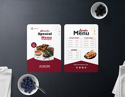 food menu flyer
