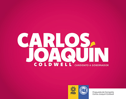 Campaña (propuesta) Carlos Joaquín Coldwell PRD-PAN