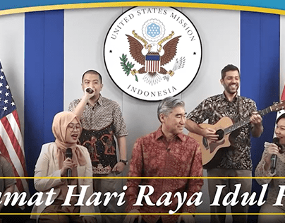 US Embassy Jakarta - Dubes Kim Happy Eid al-Fitr