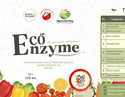 Eco Enzyme label product for PIG