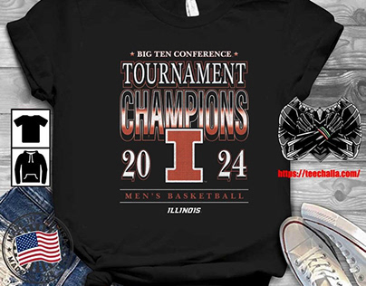 Illinois Fighting Illini Men’s 2024 Big Ten T-shirt