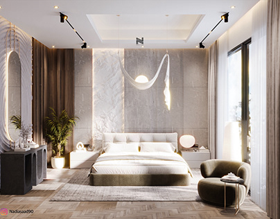 Master bedroom design in Dubai hills estate