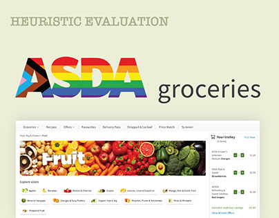 Heuristic evaluation & re-design - ASDA groceries