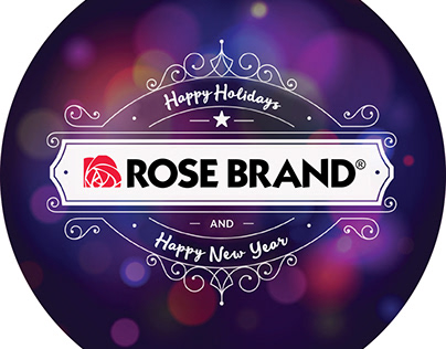 Rose Brand Round Cookie Tin 2016