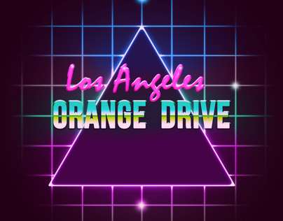 Orange Drive Back to the 80's
