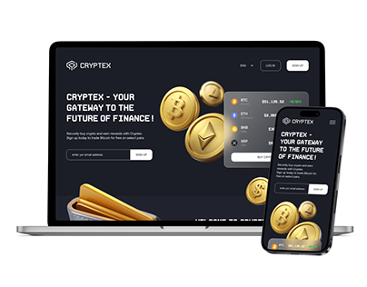 Cryptex - crypto exchange web site