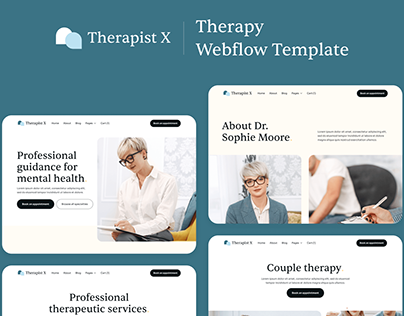 Therapist X - Therapy Webflow Template