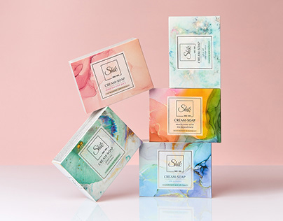 Packaging design for a series of soaps