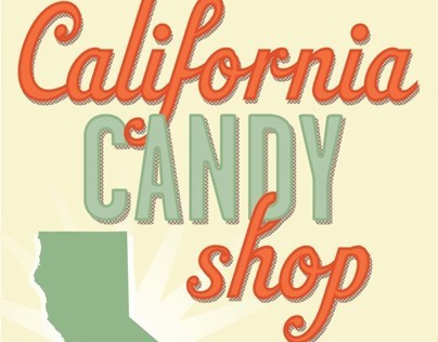 The Fresh Market California Candy Shop Sign