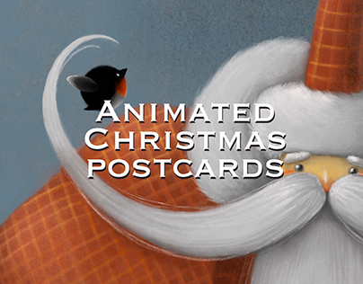 Animated Christmas postcards