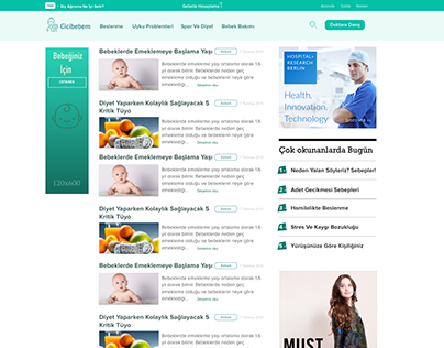 Health Blog Homepage