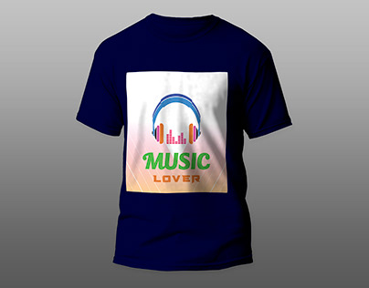 Tshirt design for Music Lover
