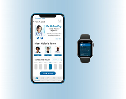 TeleHealth Mobile Application for iOS - UX Case Study