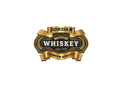 Logo design whiskey scotch label