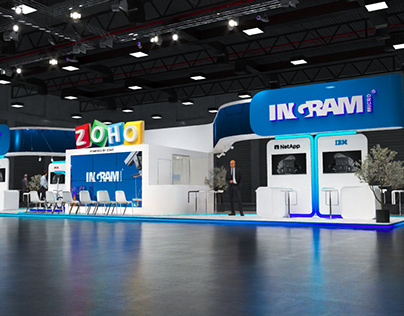 INGRAM Exhibition- stand- 3d booth- design -event