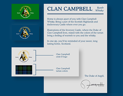 Clan Campbell Whisky Rebranding