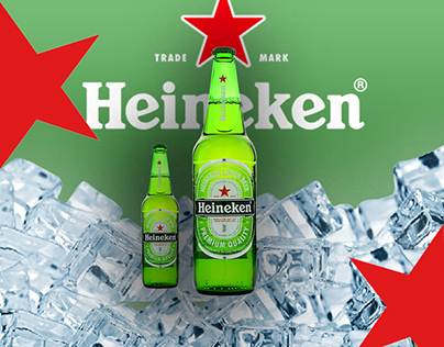 Banner publicitario - Silueta de producto Heineken