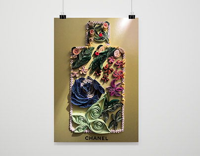 PAPER QUILLING CHANEL