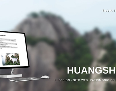 UI design - website Huangshan