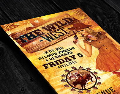 The Wild West Flyer + Facebook Cover