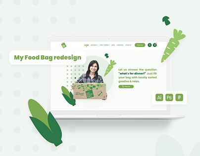 My Food Bag | Redesign | Landing & Product Page