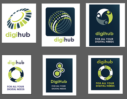 Digihub logo design