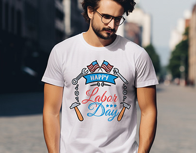 Happy Labor Day 1st May T-shirt Design