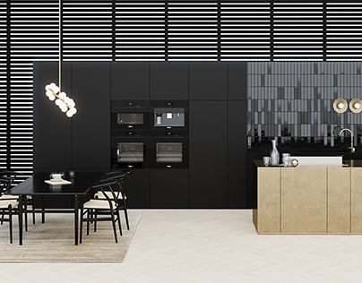 3D visualization of the kitchen