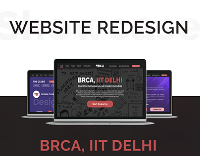 Website Redesign - BRCA, IIT Delhi