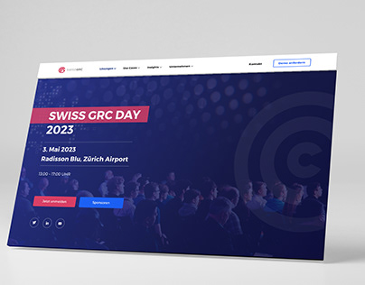 Swiss GRC - Landing page design