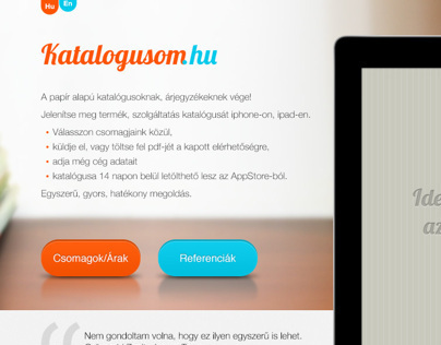 Katalogusom.hu - website design